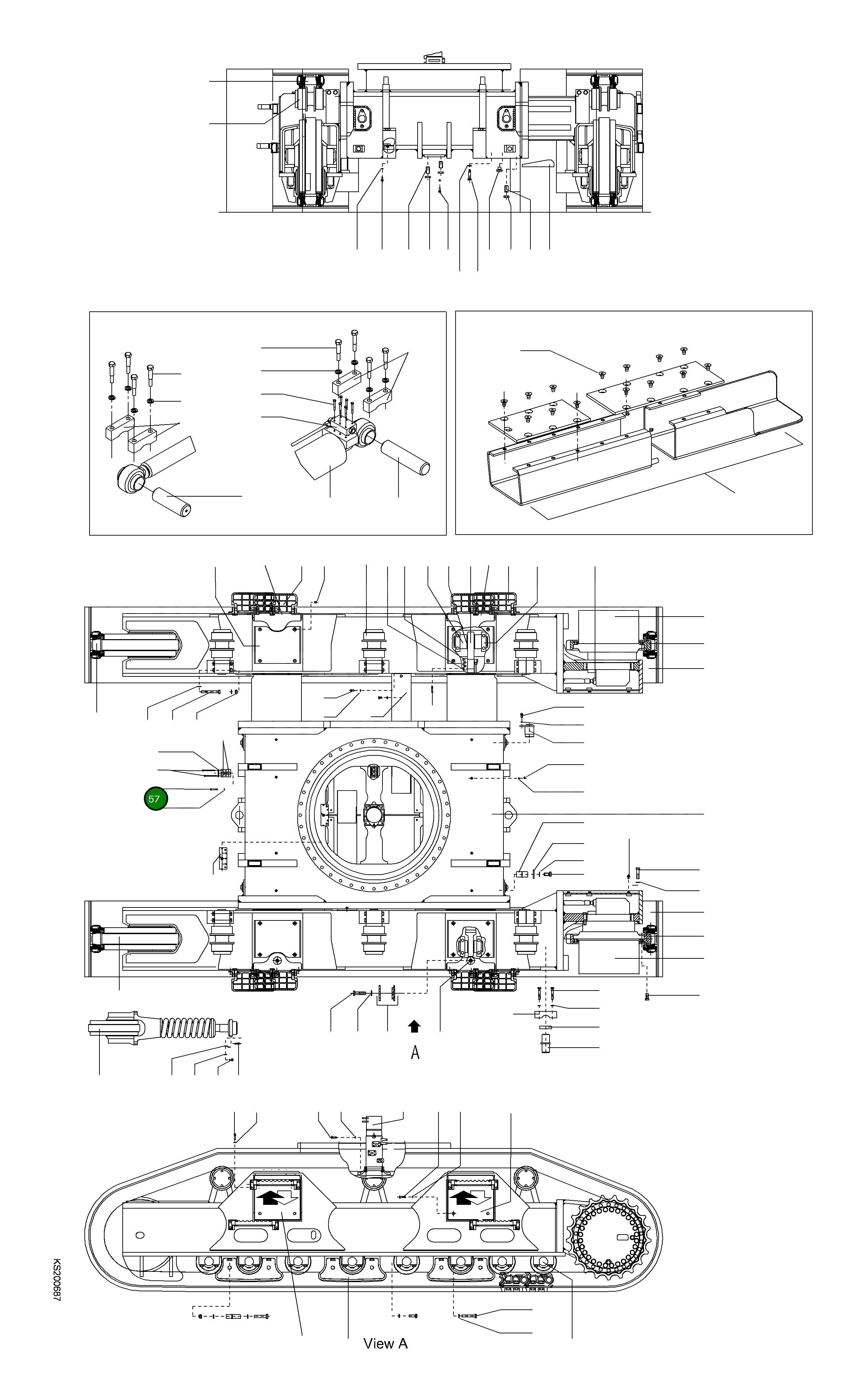 Болт 208-30-KB940 Komatsu