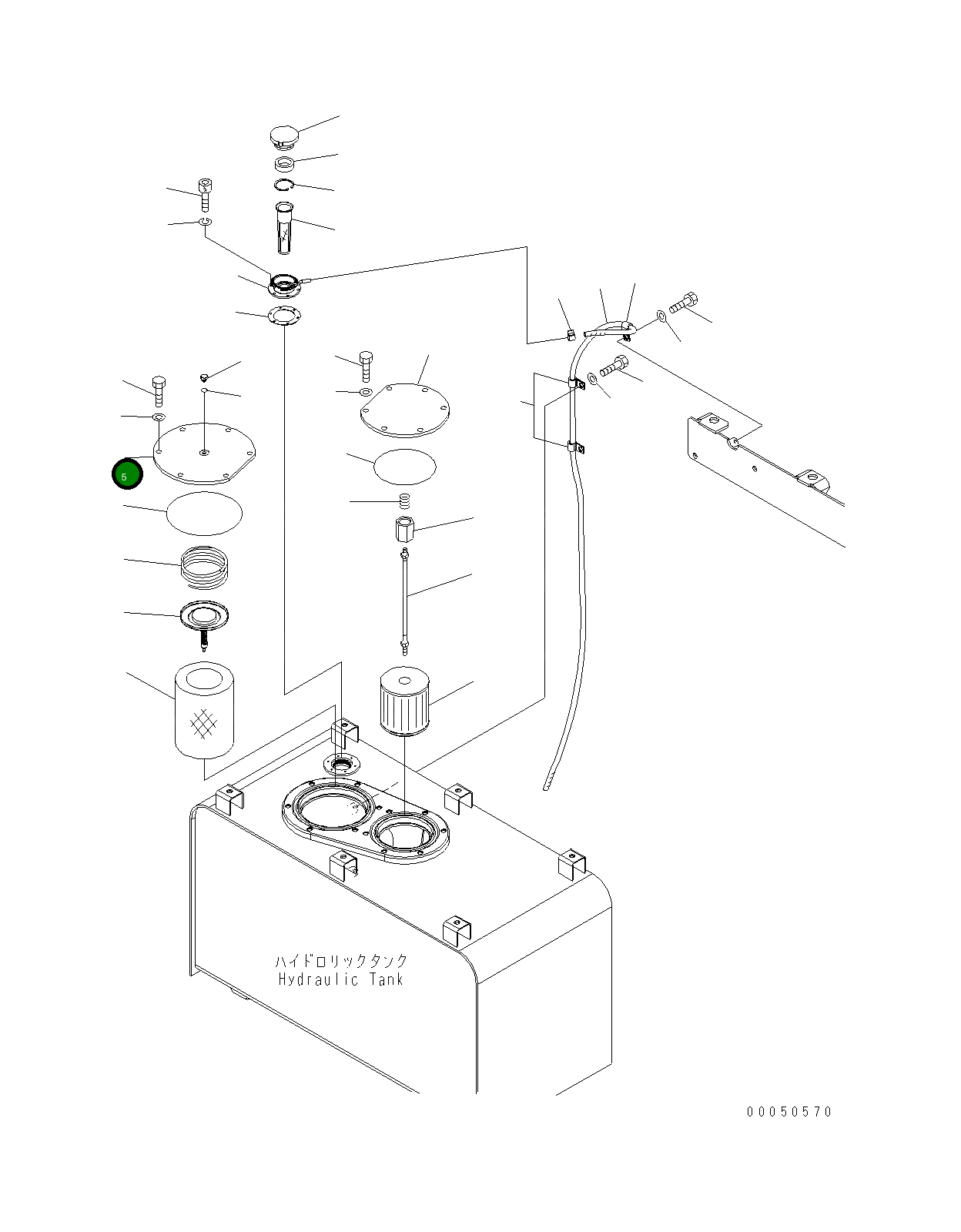 Крышка 421-60-45190 Komatsu
