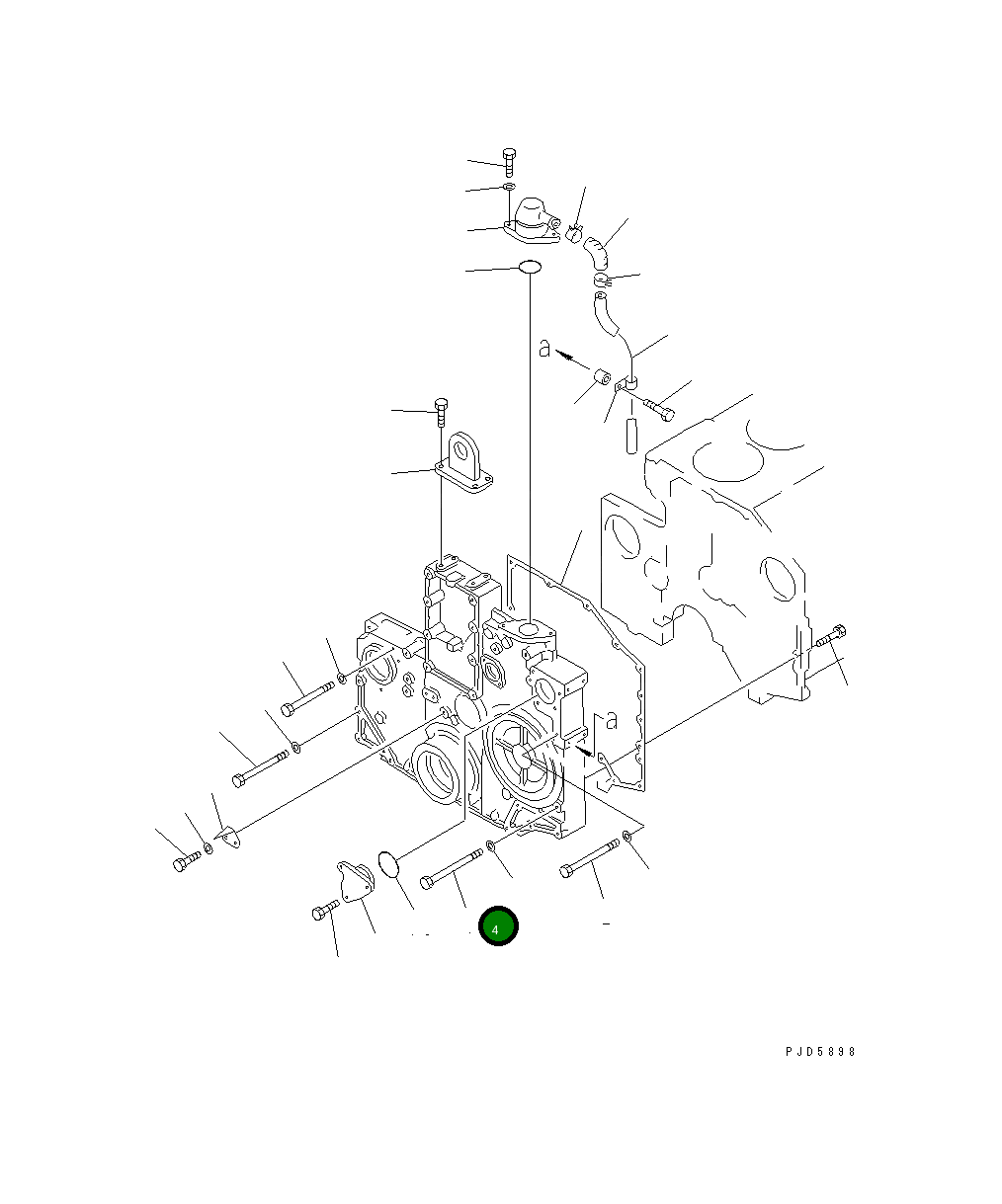Болт 6210-21-3190 Komatsu
