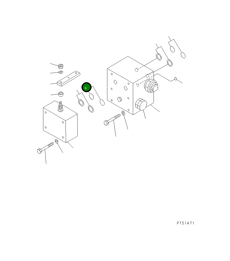 Кольцо уплотнительное (O-Ring) 262-61-15250 Komatsu