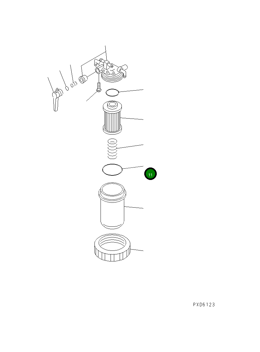 Кольцо уплотнительное (O-Ring) YM24321-000650 Komatsu