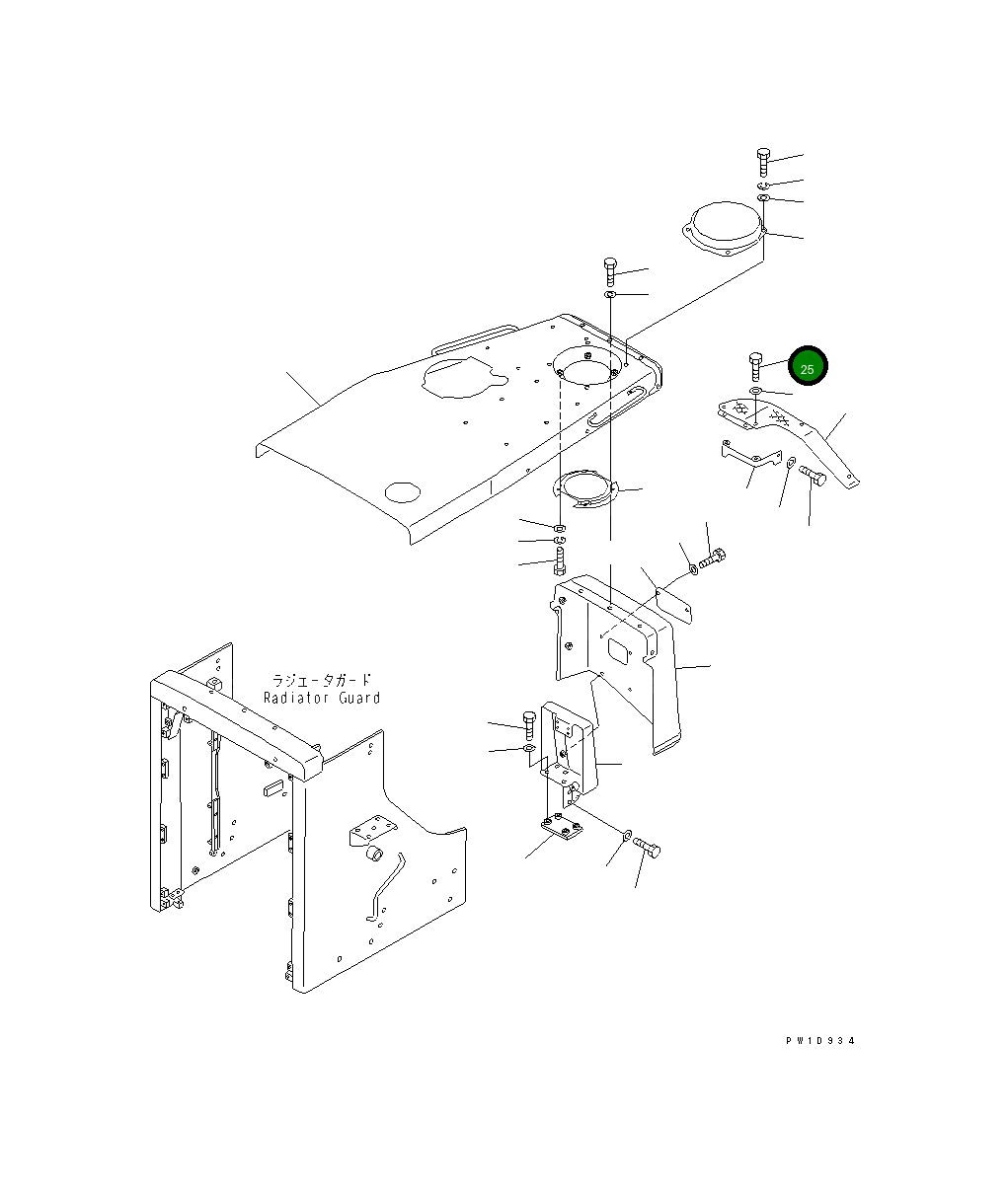 Болт 01010-81230  Komatsu