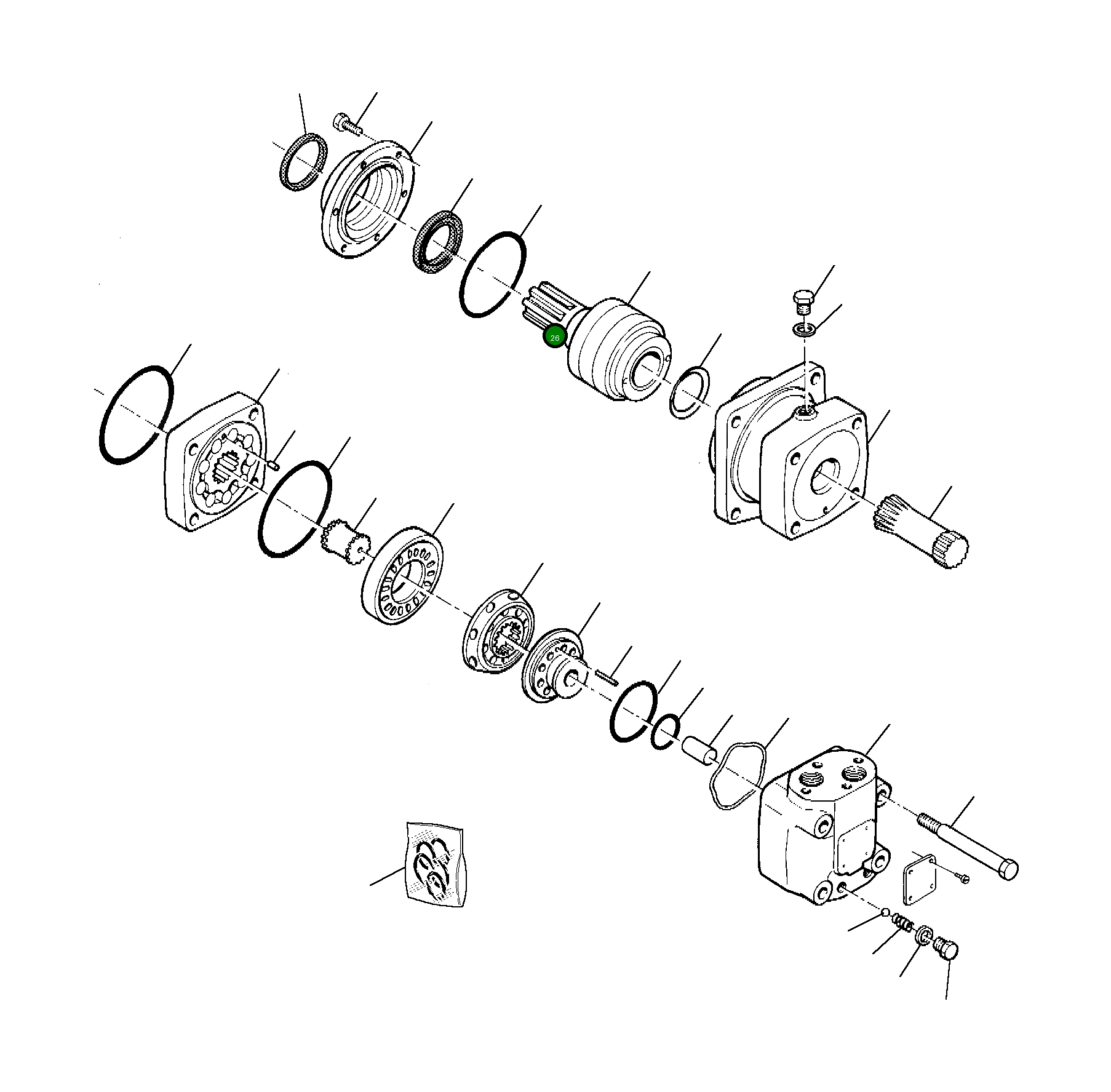 Кольцо уплотнительное (O-Ring) 842350006  Komatsu