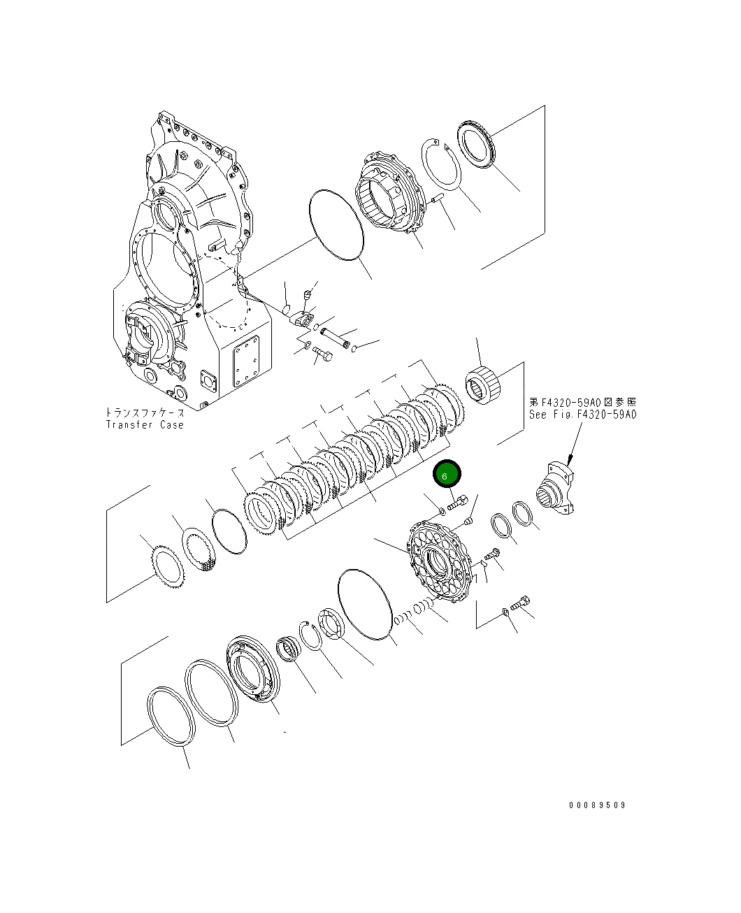 Болт 01252-61665  Komatsu