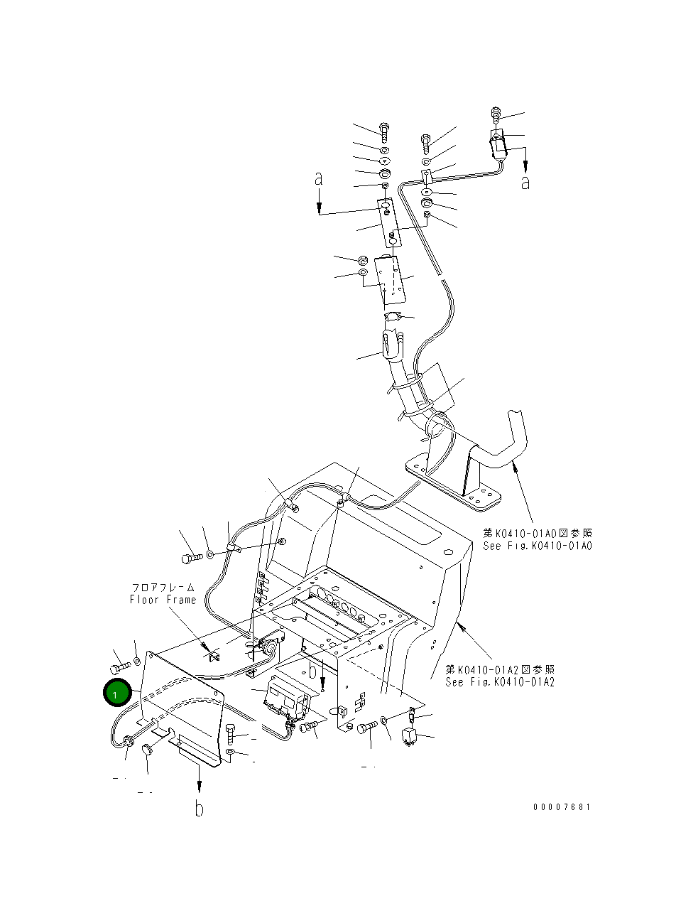 Крышка 22M-06-13140 Komatsu
