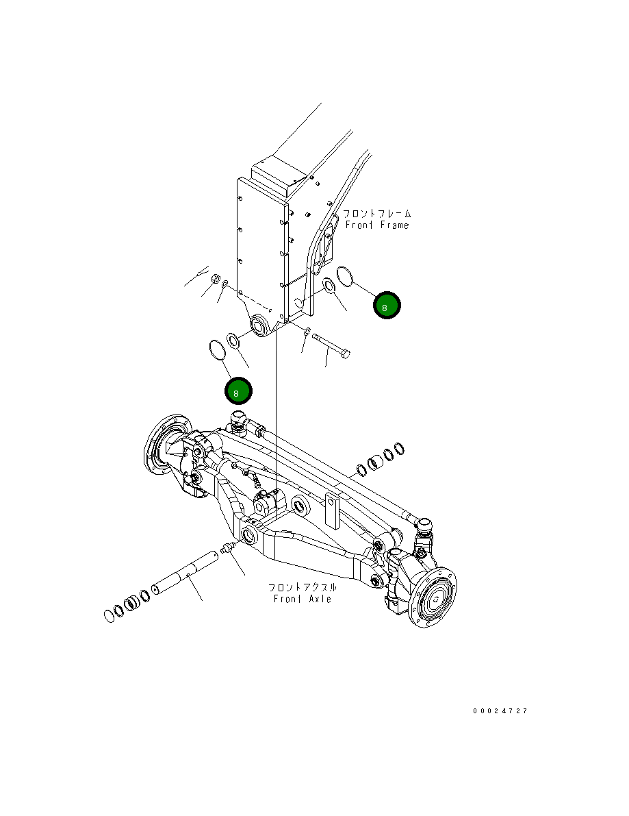 Кольцо уплотнительное (O-Ring) 07000-F5120 Komatsu