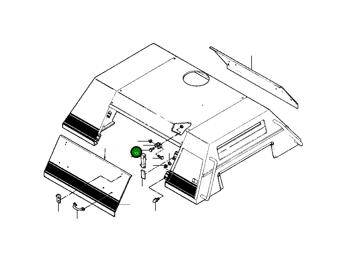 Болт 70 018 Komatsu
