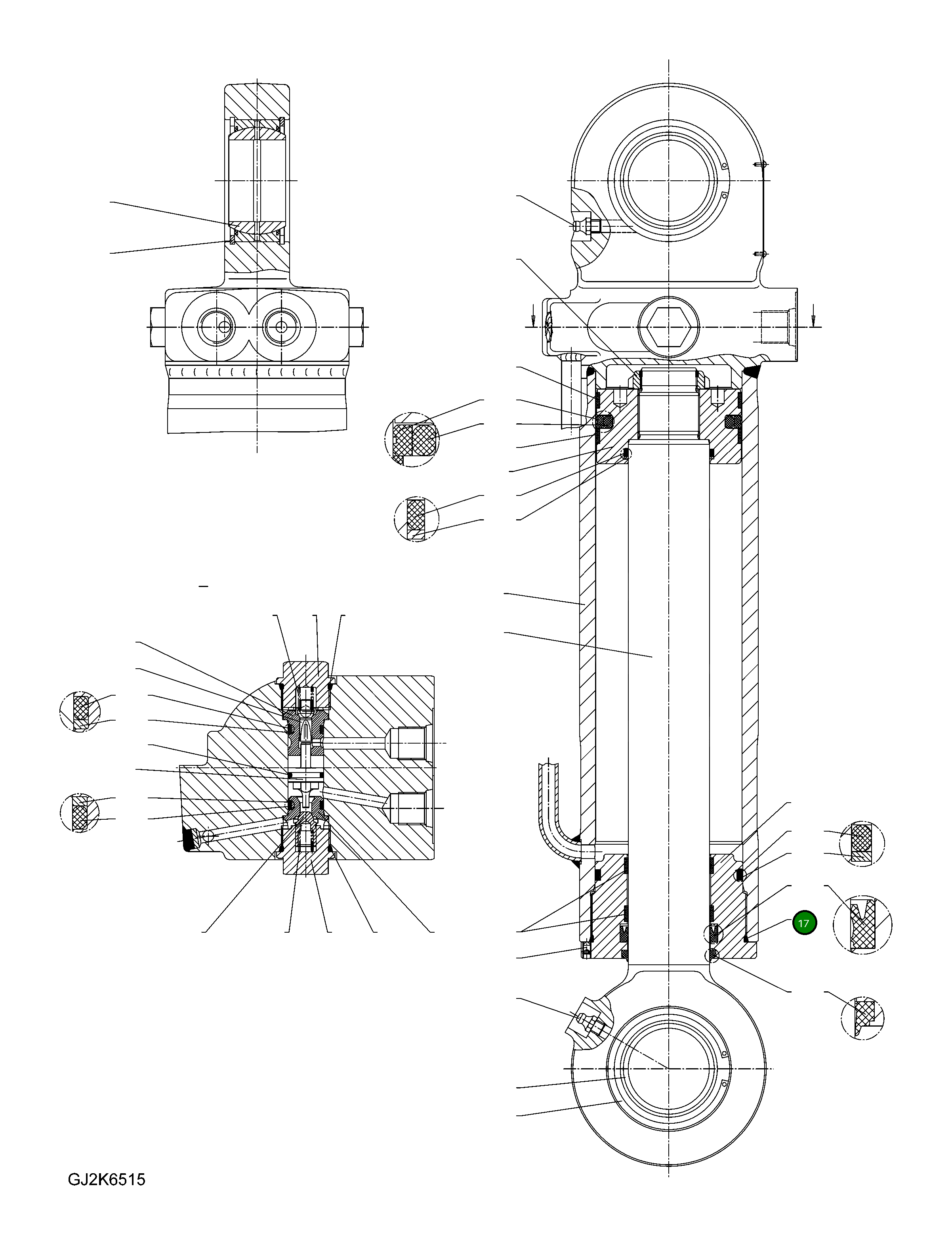 Кольцо уплотнительное (O-Ring) 20E-61-31230 Komatsu