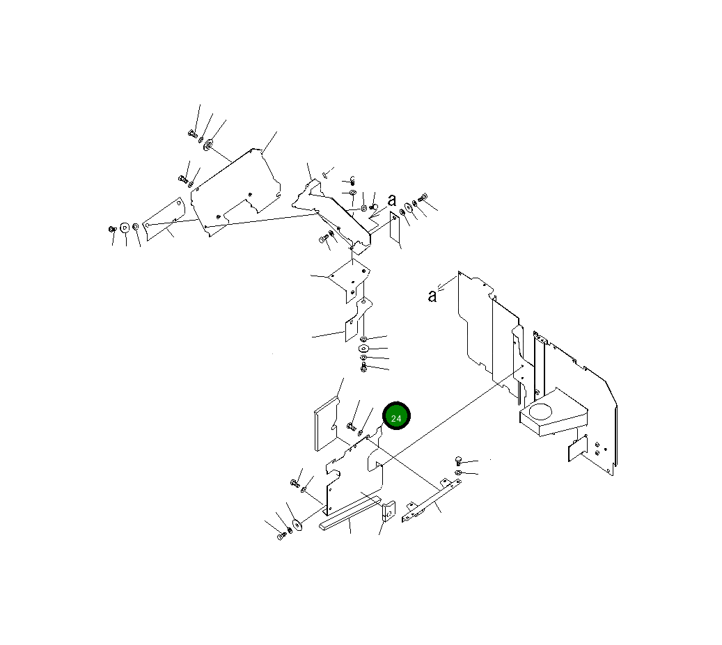 Крышка 20Y-54-71571 Komatsu