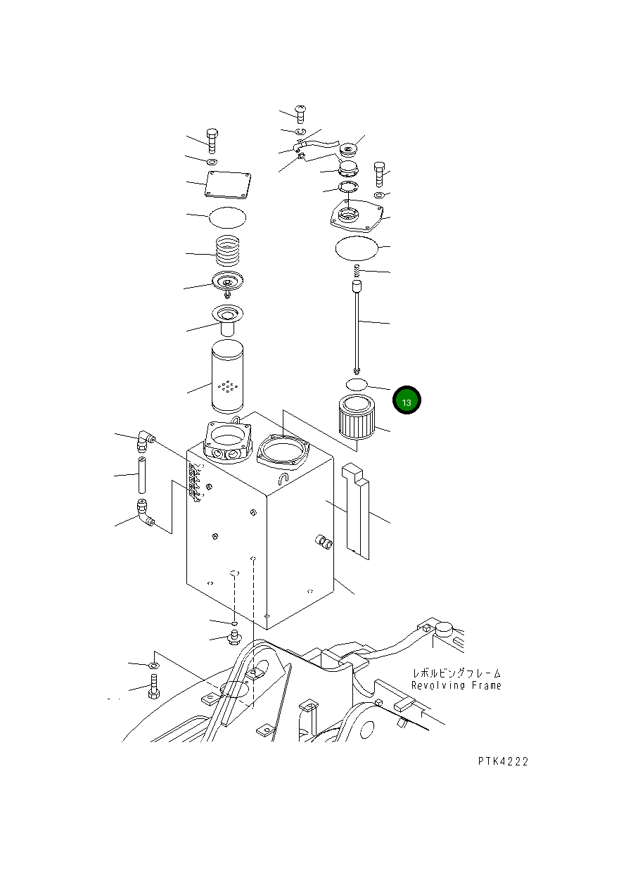 Кольцо уплотнительное (O-Ring) 203-60-56270 Komatsu