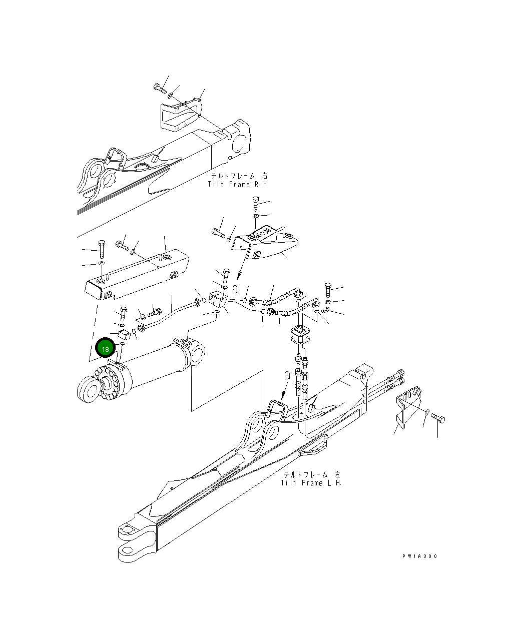 Крышка 19M-72-22140 Komatsu