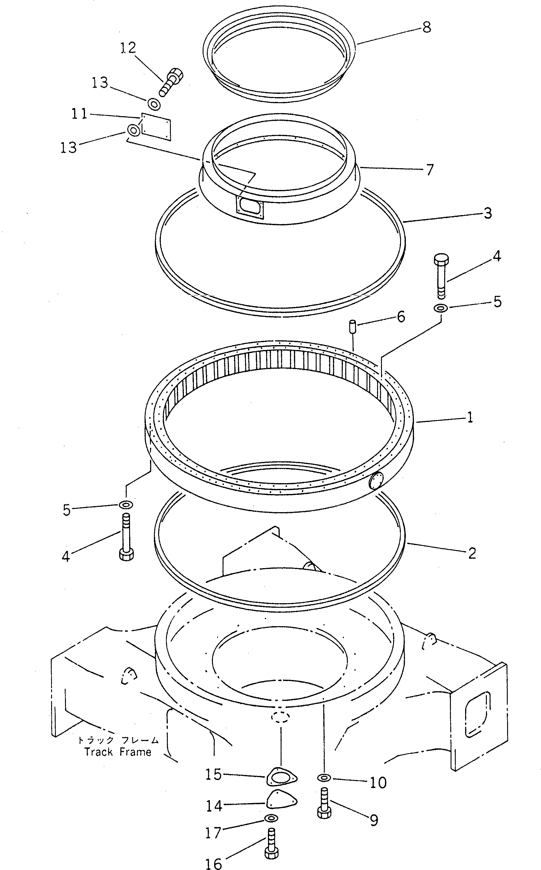 Болт 21T-09-71110 Komatsu