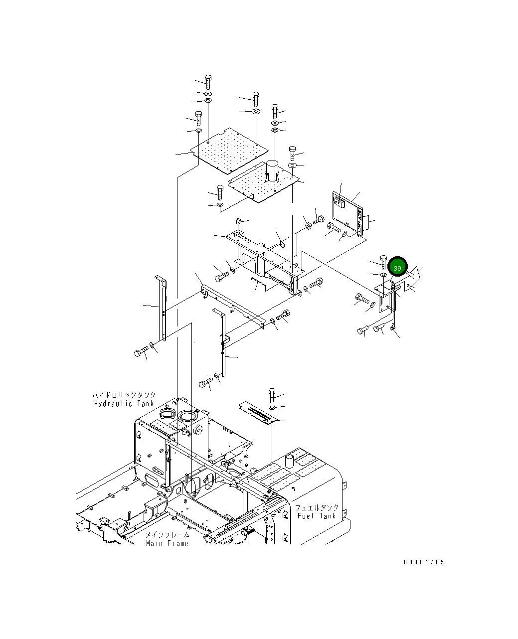 Крышка 8234-54-1481 Komatsu
