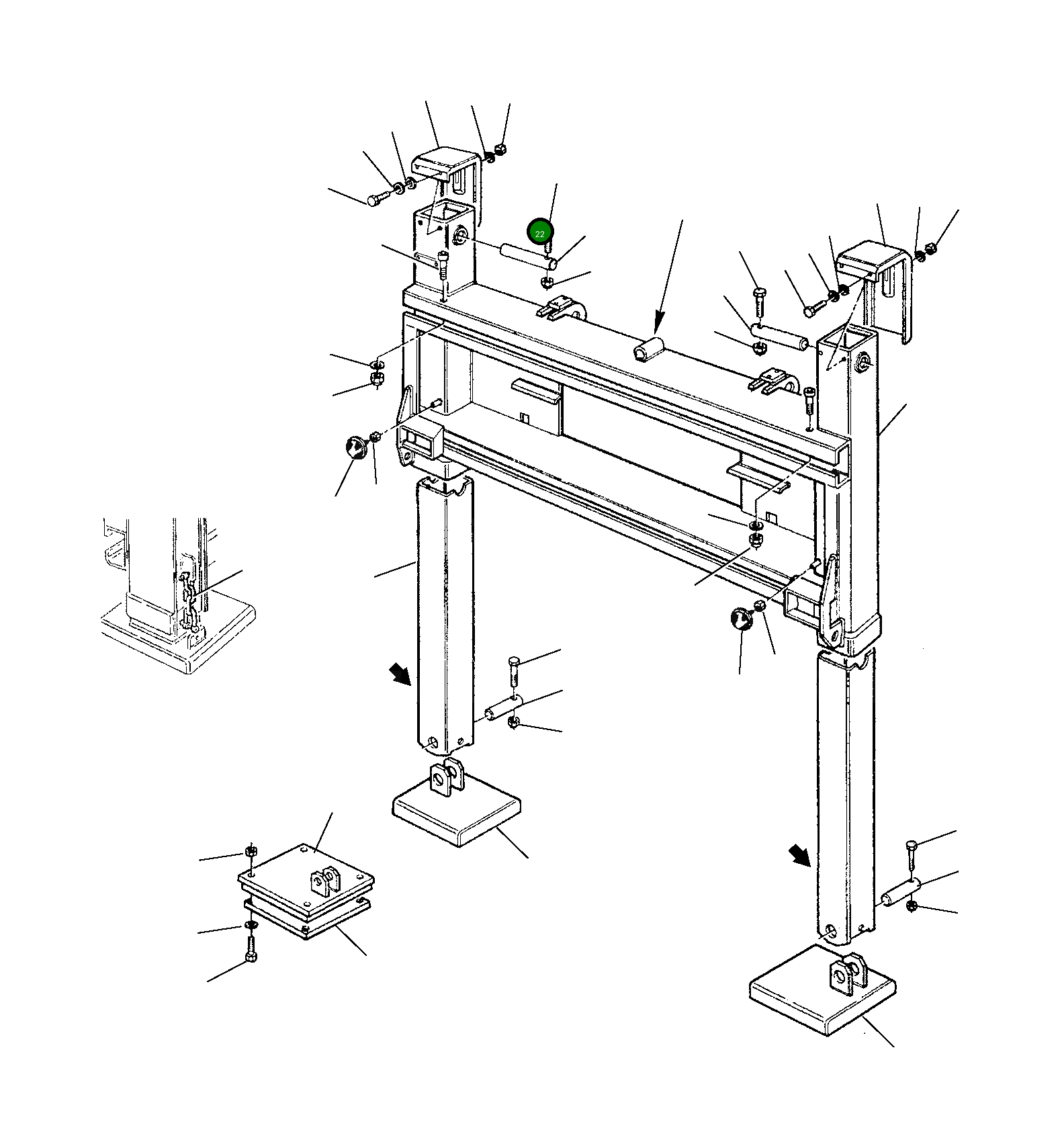 Крышка 360787607 Komatsu