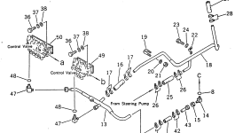 Трубка 232-60-68661 Komatsu