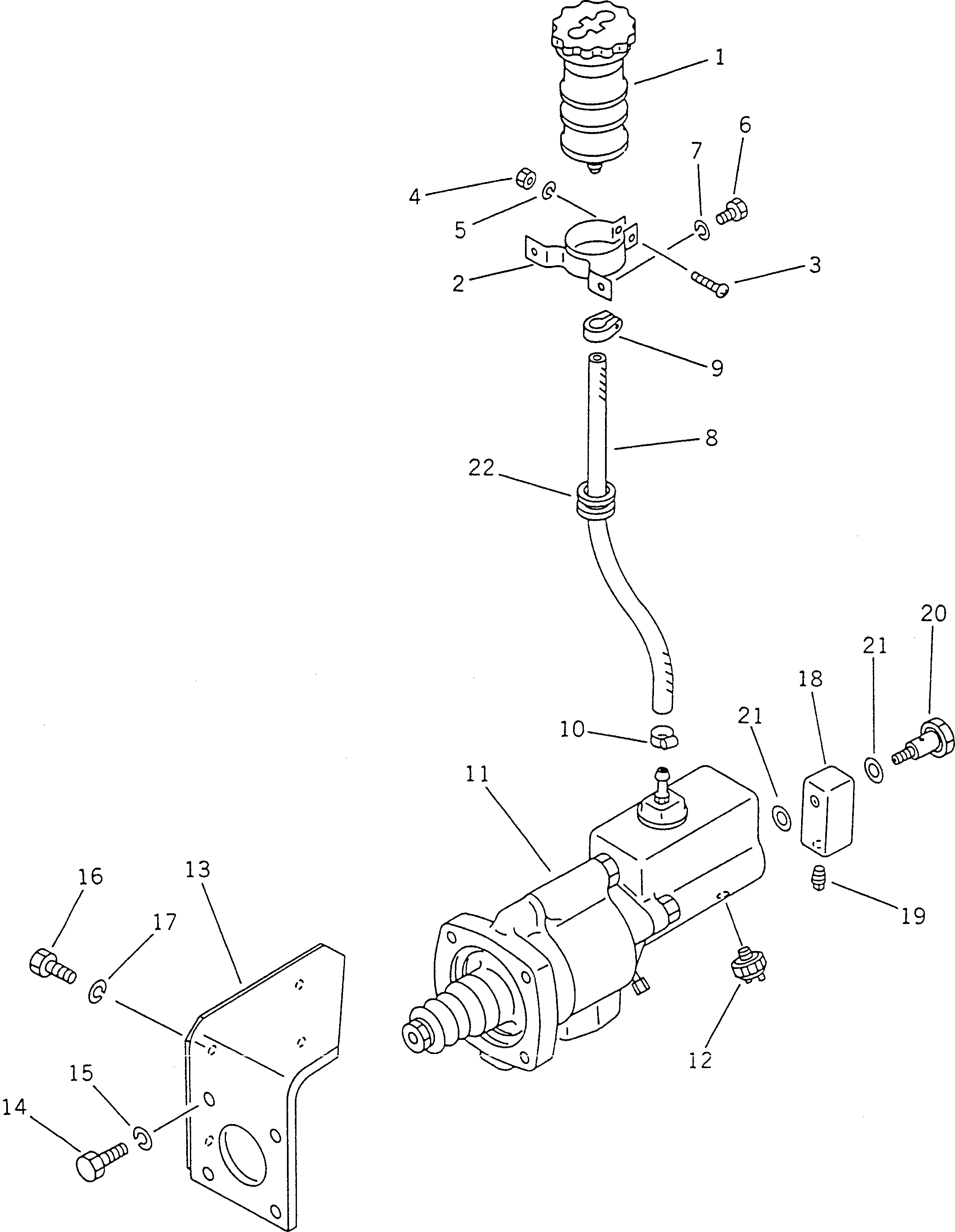 Болт 23A-43-14220  Komatsu