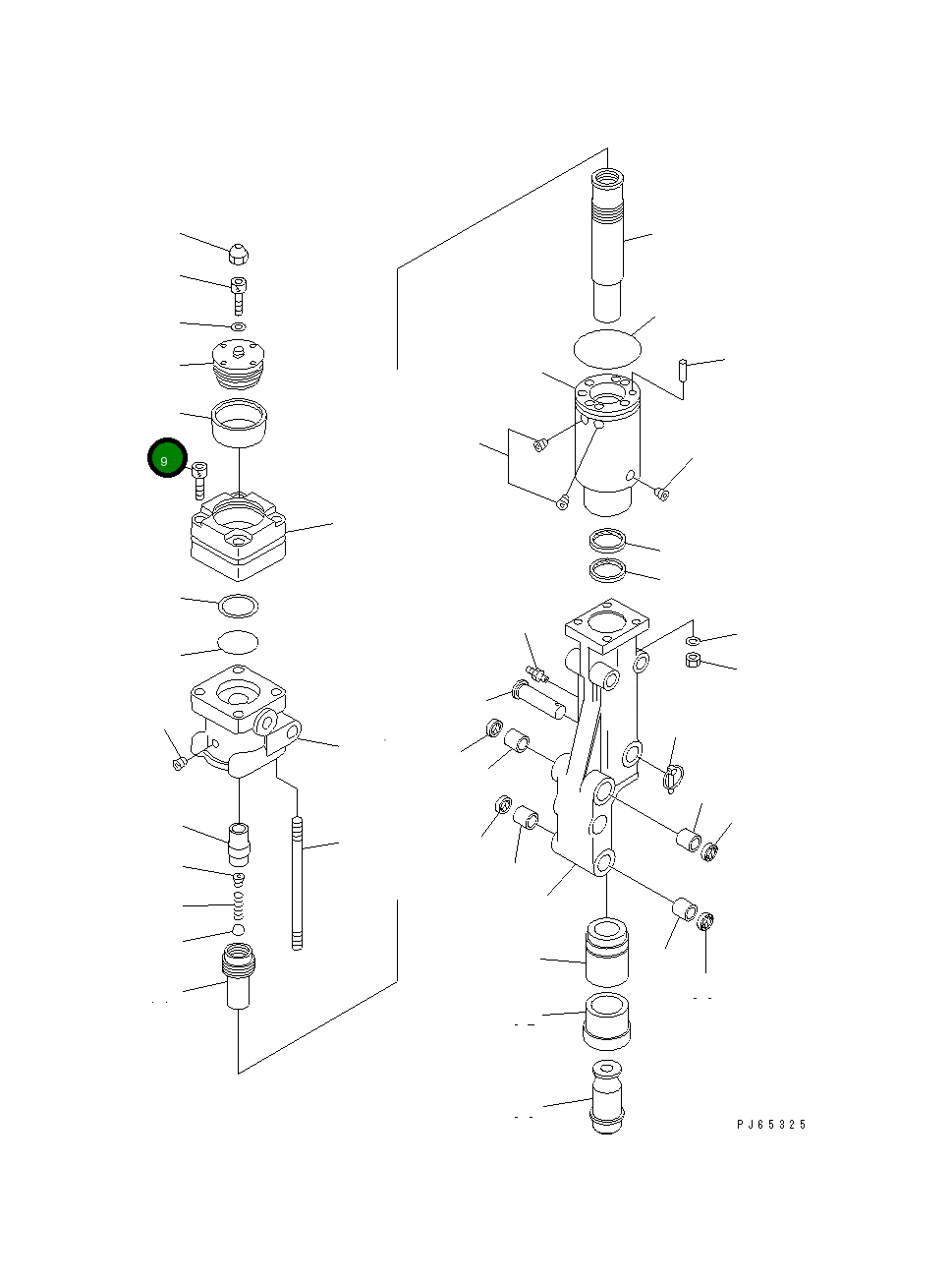Болт 21S-970-2290 Komatsu
