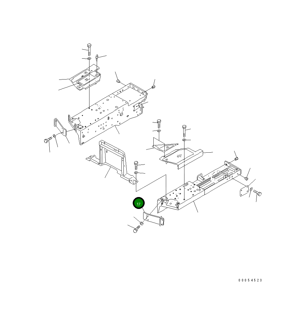 Крышка 154-54-47810  Komatsu