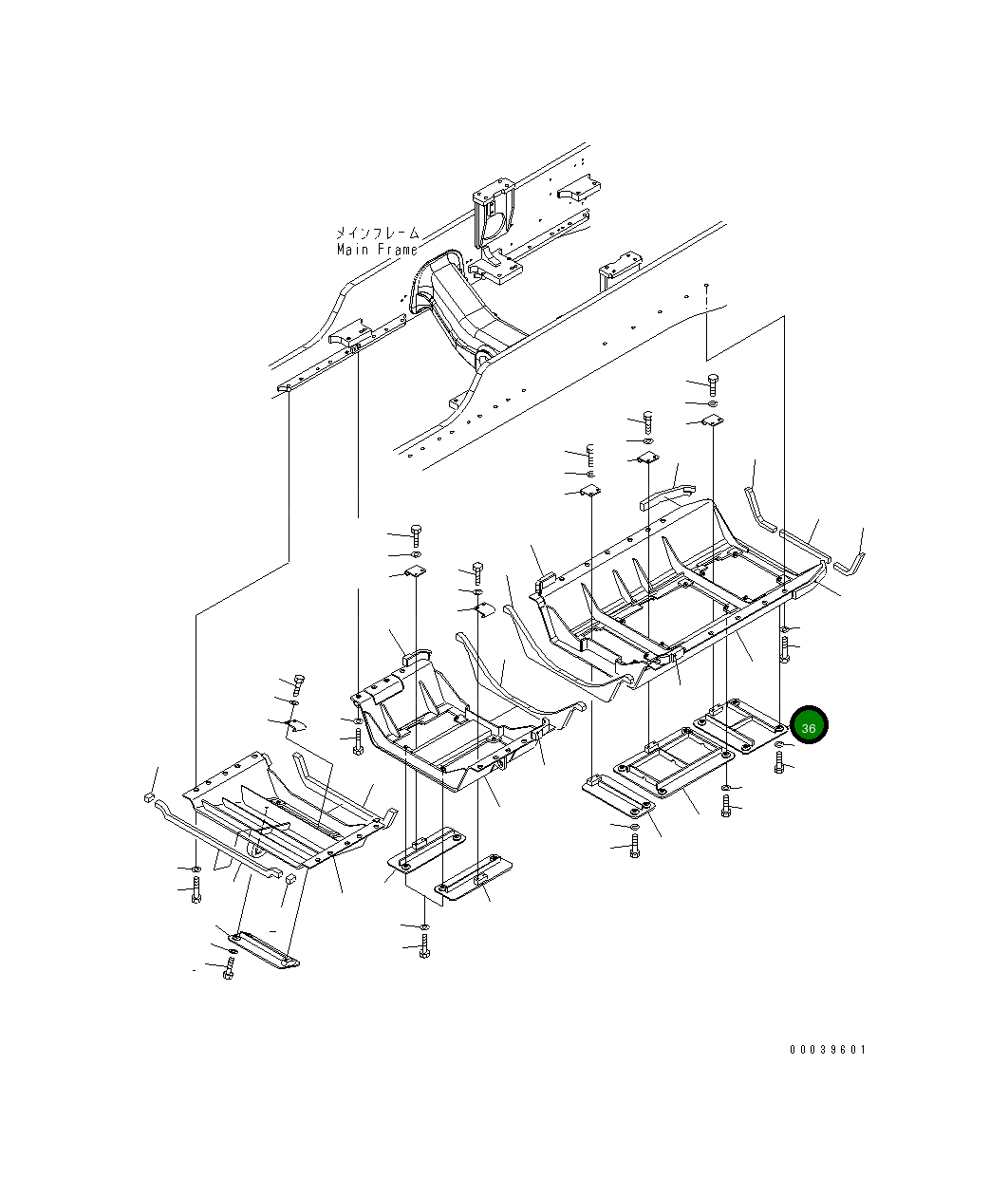 Крышка 154-54-77940 Komatsu
