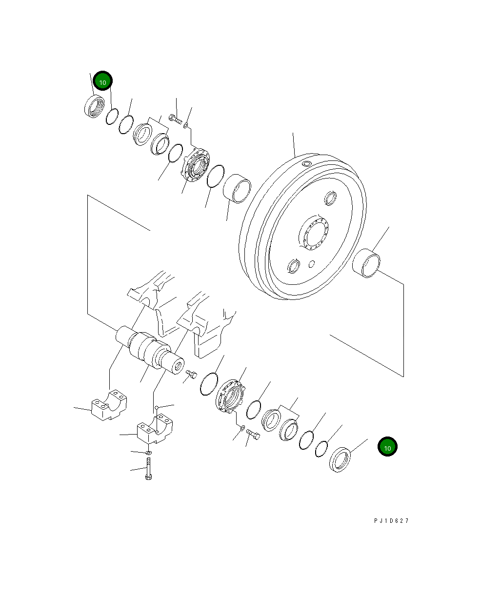 Кольцо 195-30-33180  Komatsu