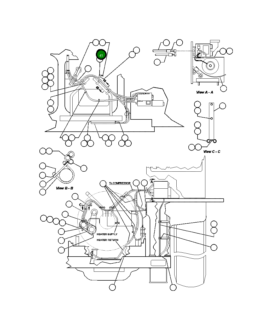 Кольцо уплотнительное (O-Ring) PC0264 Komatsu
