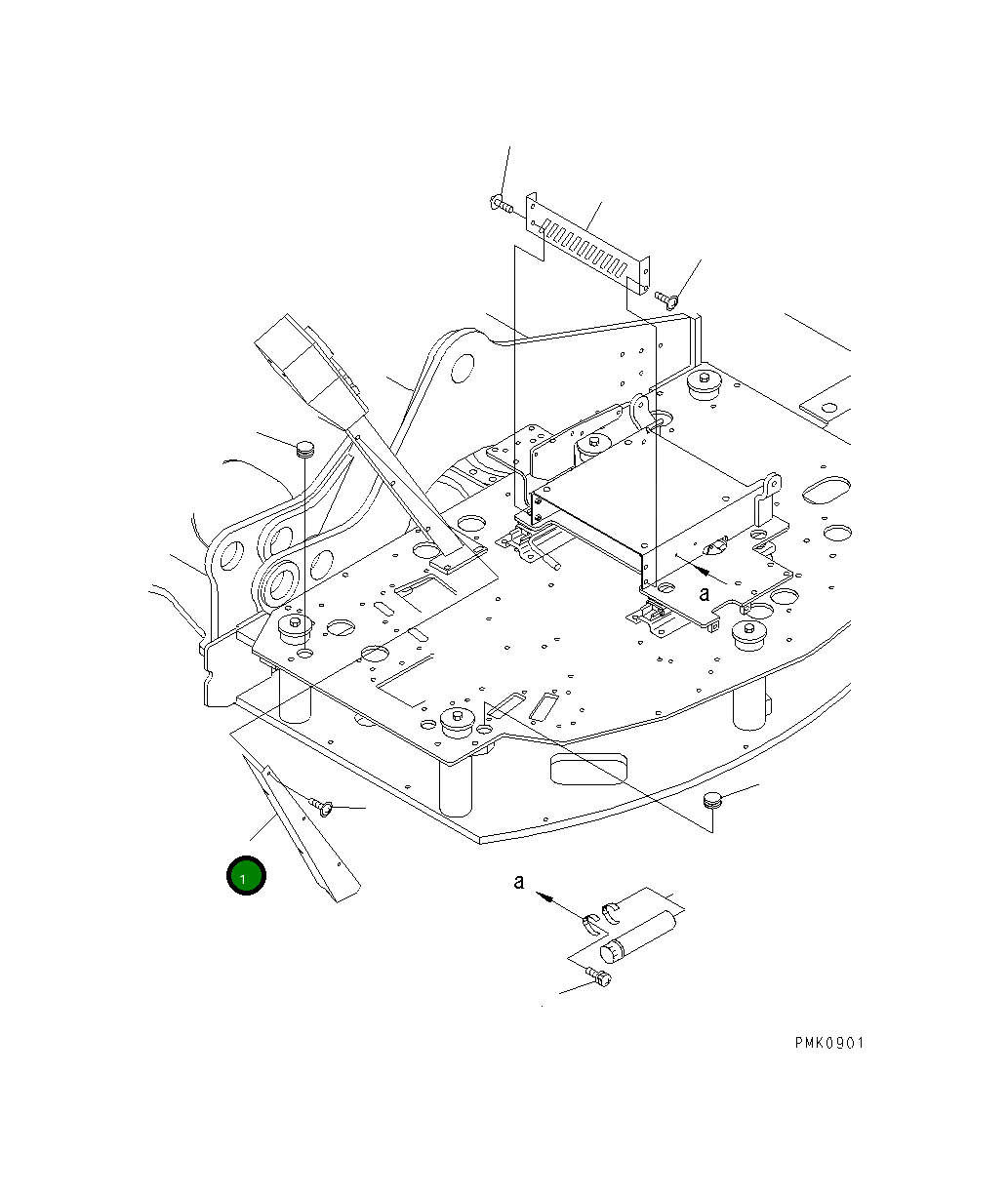 Крышка 21J-06-13291 Komatsu