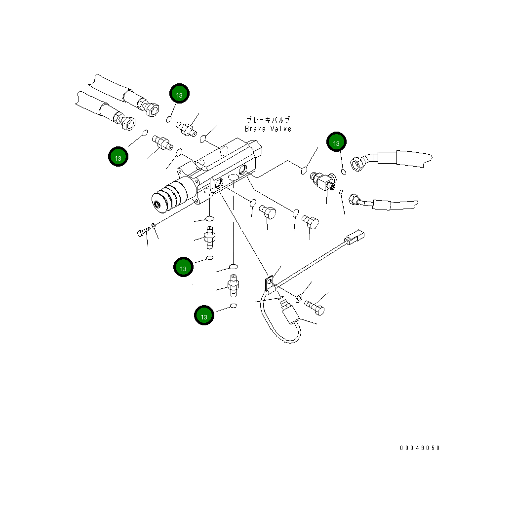 Кольцо уплотнительное (O-Ring) 02869-61012 Komatsu