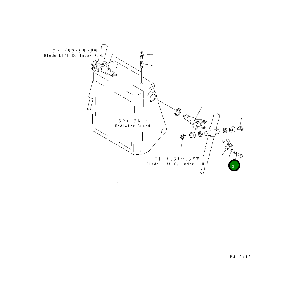 Болт 01011-82000 Komatsu