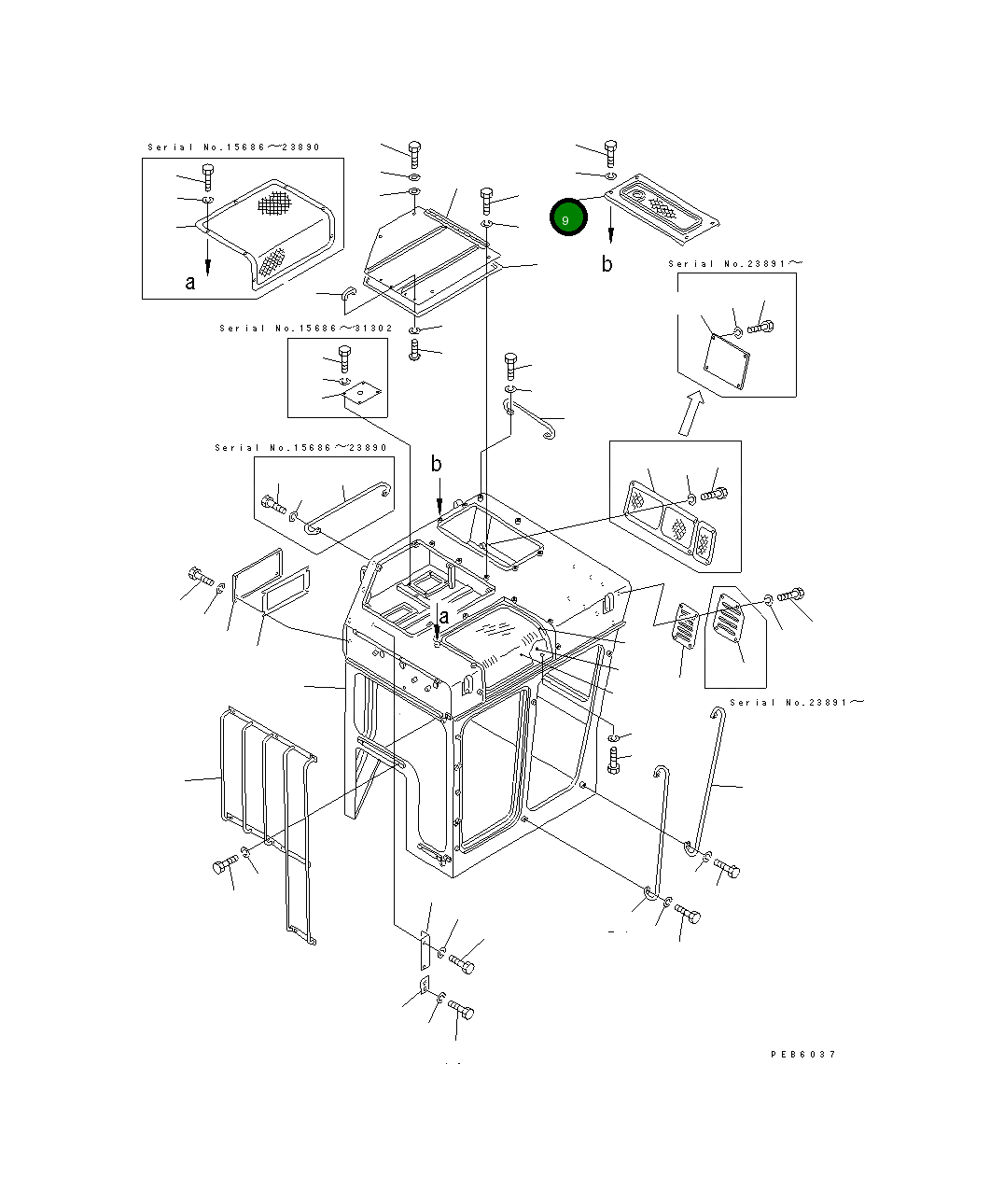 Крышка 176-911-1930  Komatsu