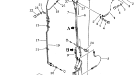 Клипса 21K-70-11310 Komatsu