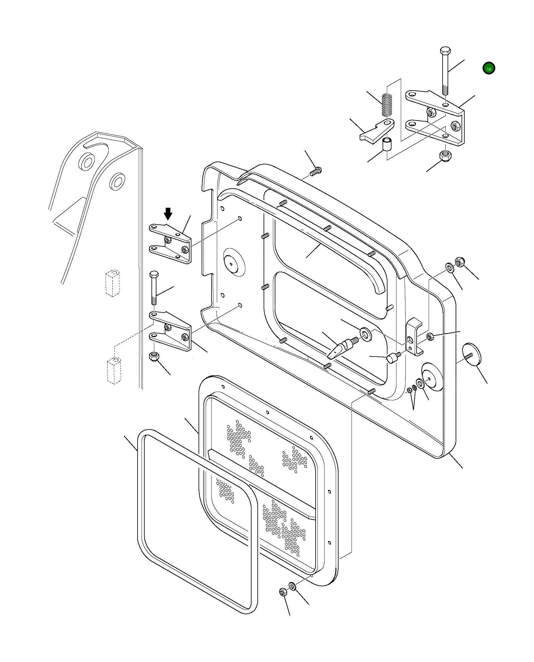 Болт 801015567 Komatsu