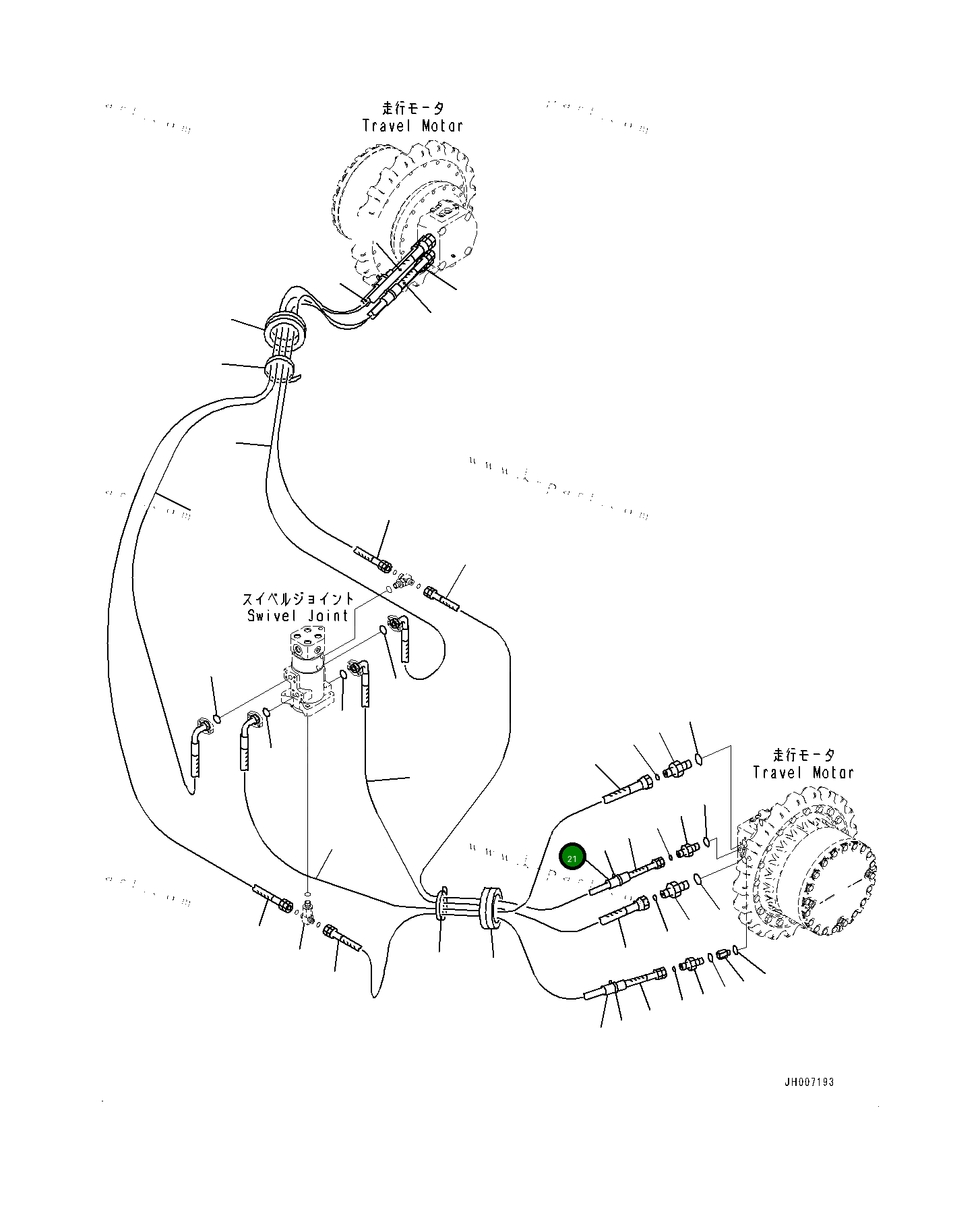Крышка 2056272140 Komatsu