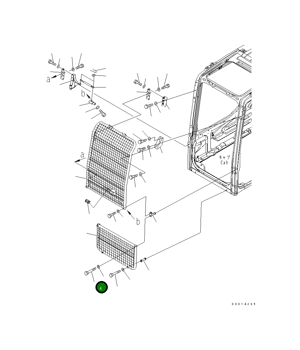 Болт 01011-D1260 Komatsu