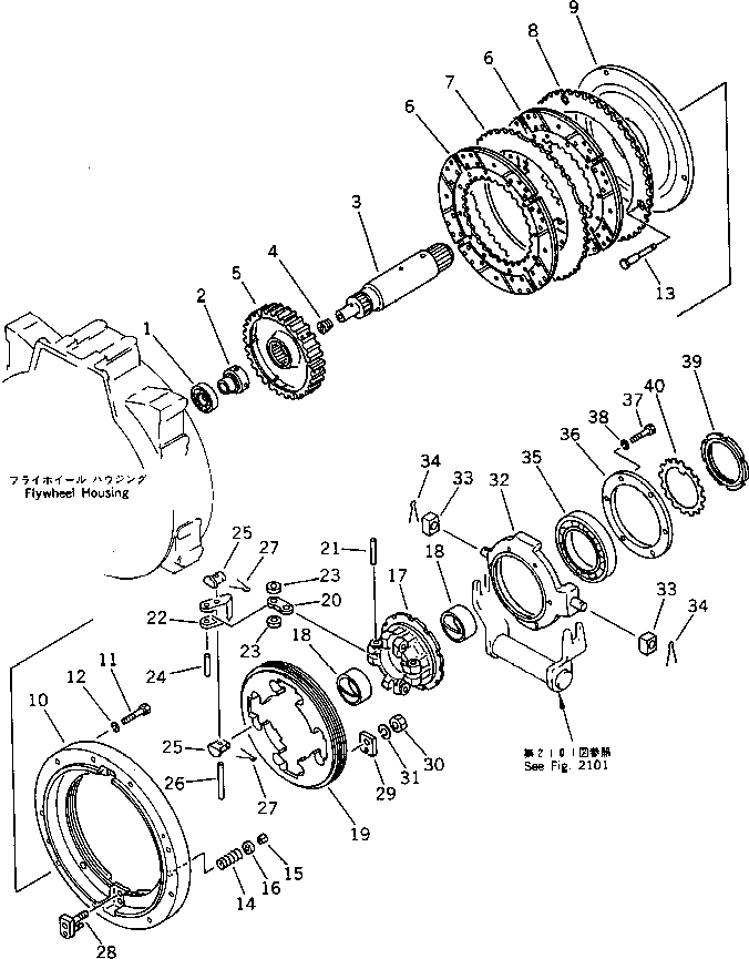 Кольцо 120-10-32121 Komatsu