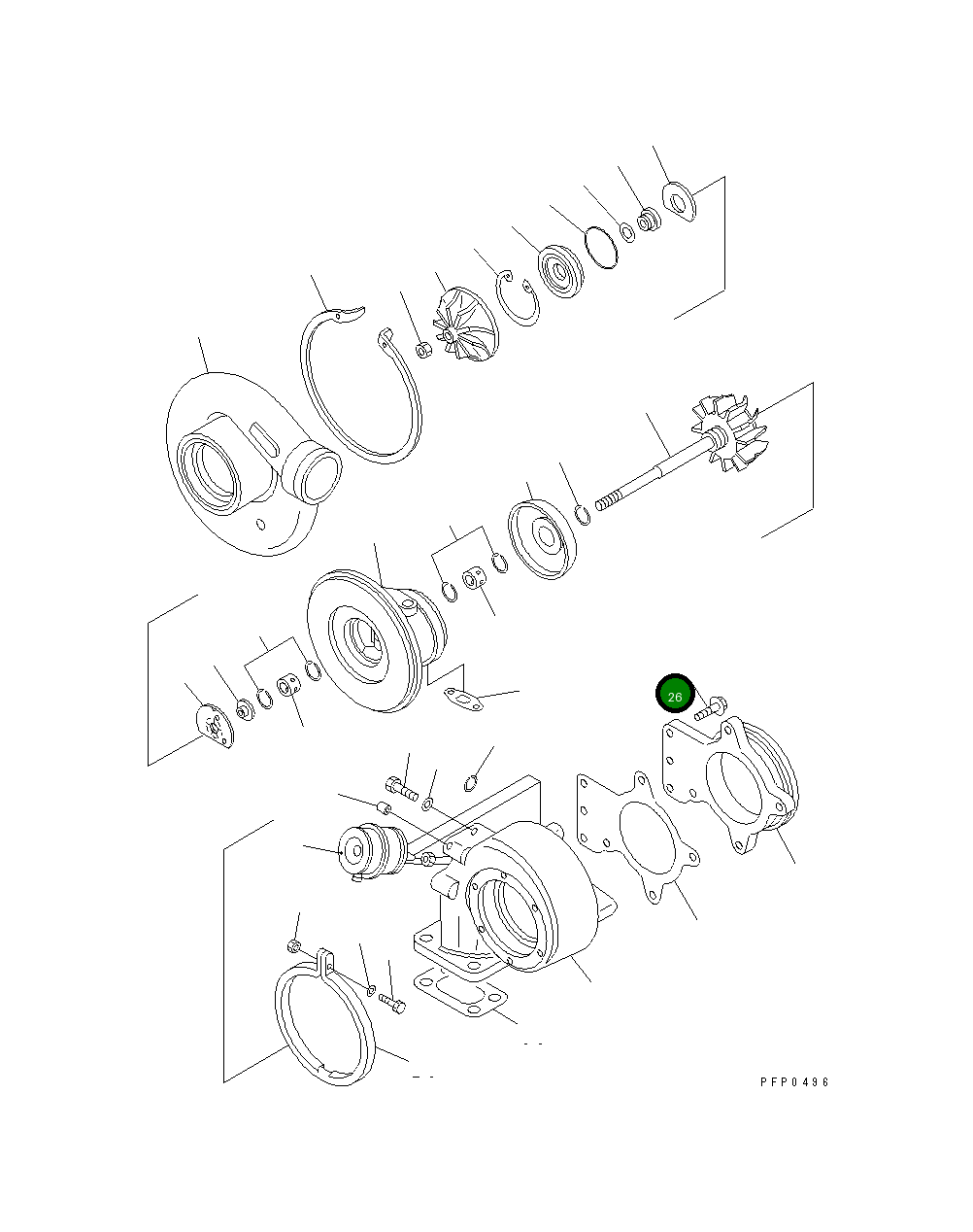 Болт 6733-81-8380  Komatsu