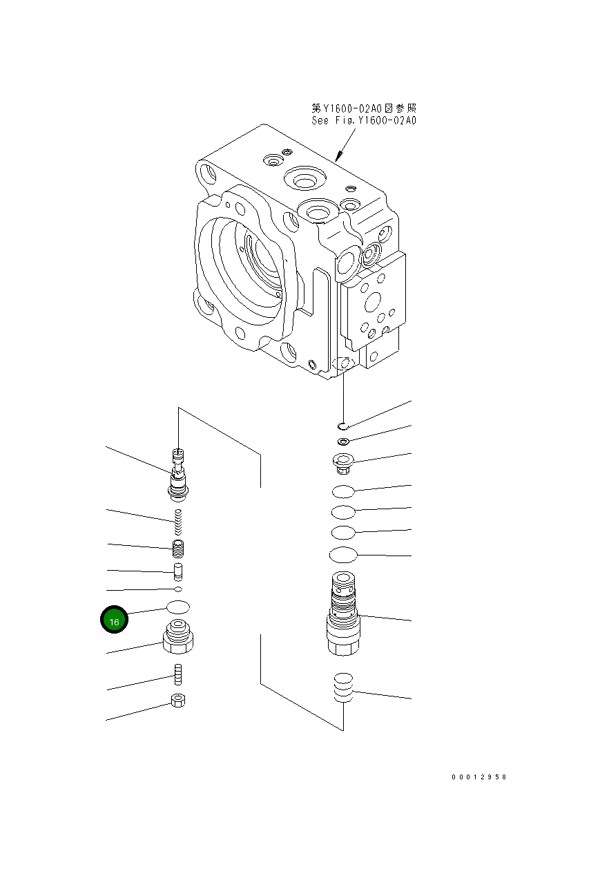 Кольцо уплотнительное (O-Ring) 07000-A3024 Komatsu