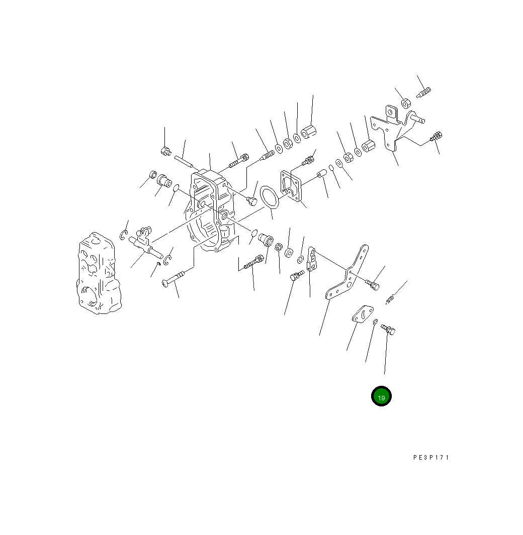 Болт ND91518-08161 Komatsu