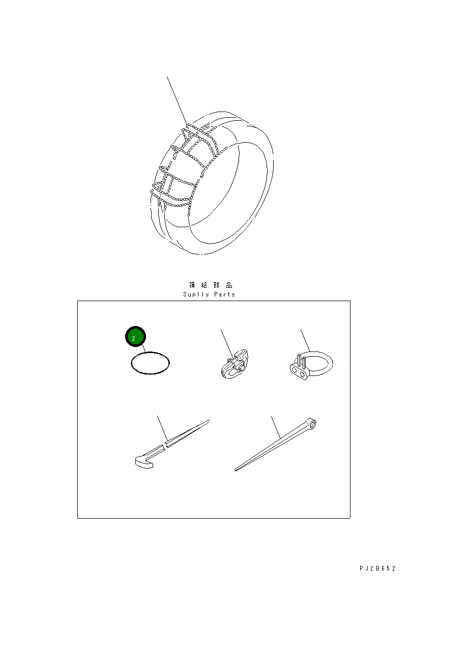 Кольцо уплотнительное (O-Ring) MFTPP-12609 Komatsu