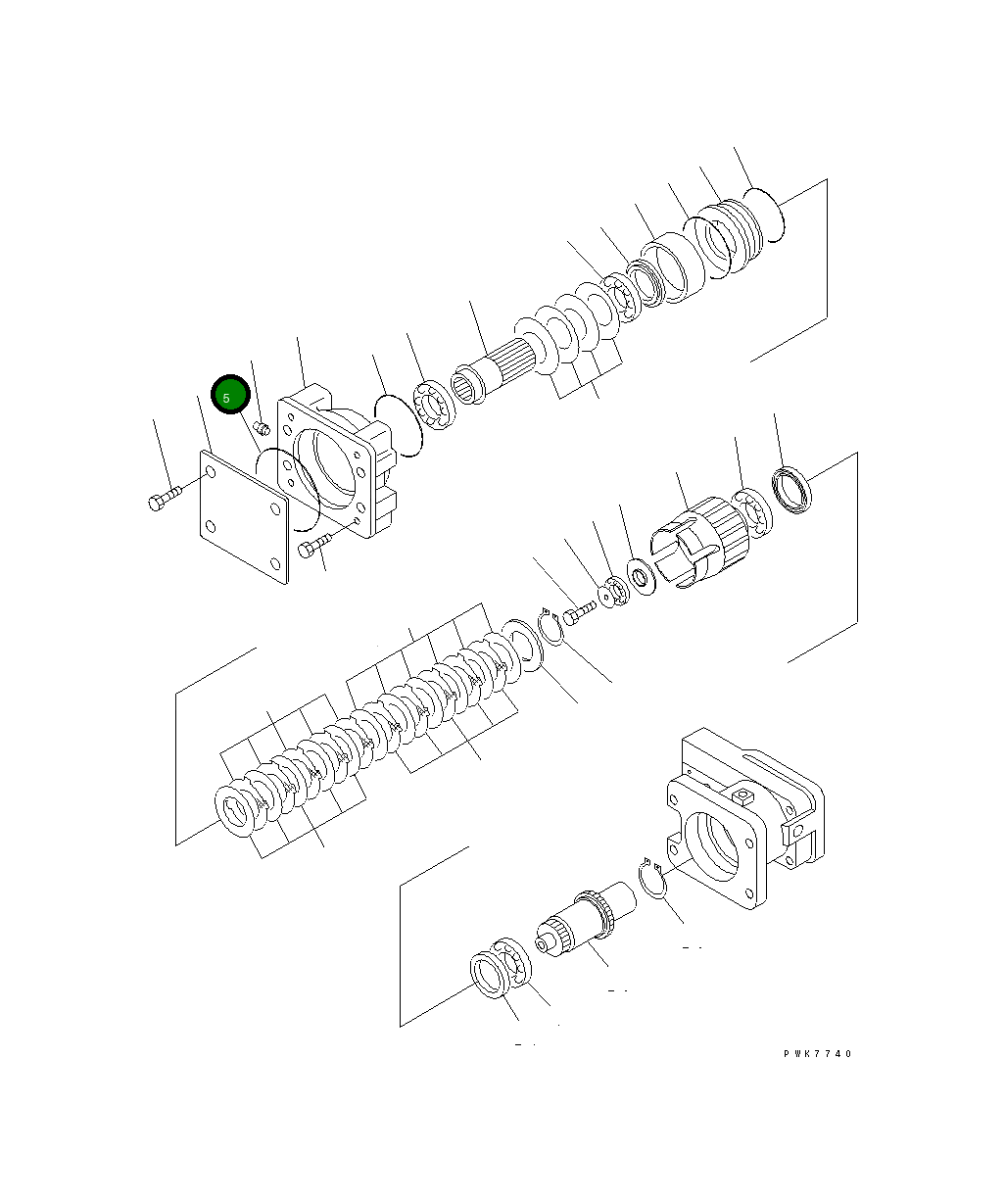 Кольцо уплотнительное (O-Ring) 20G-14-K3540  Komatsu