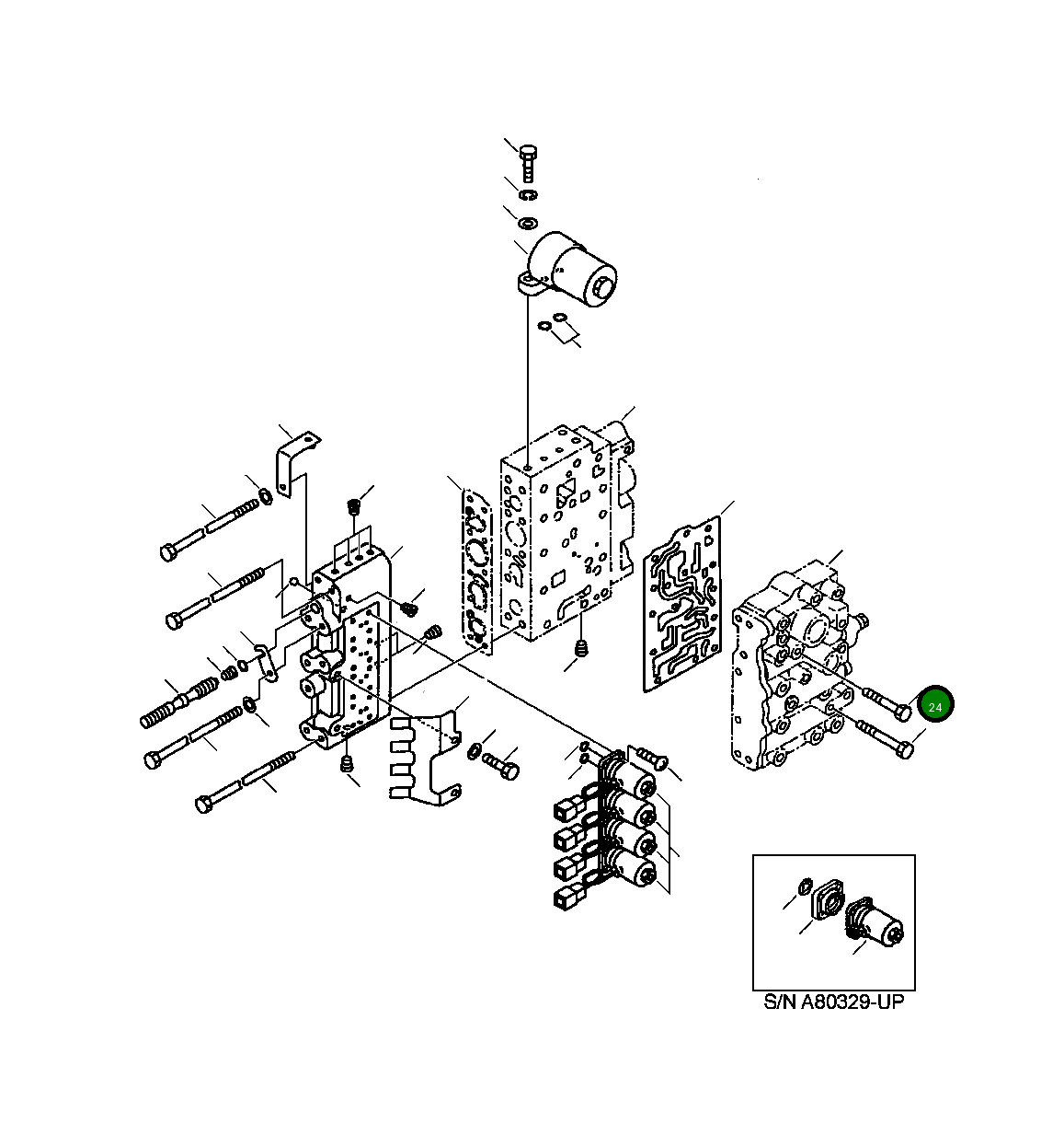 Болт 01010-E0860 Komatsu