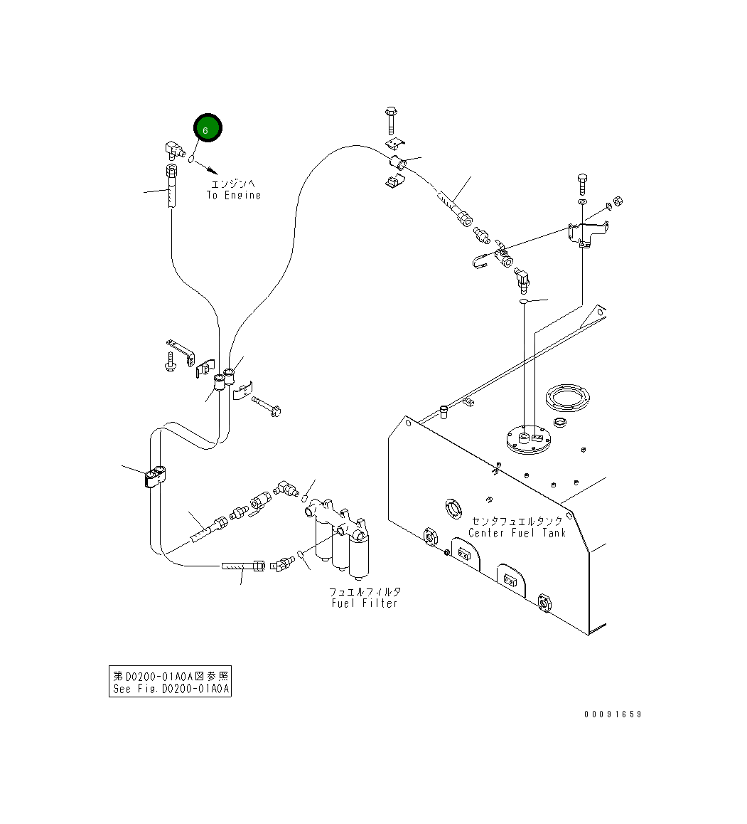 Кольцо уплотнительное (O-Ring) 42C-04-13650 Komatsu