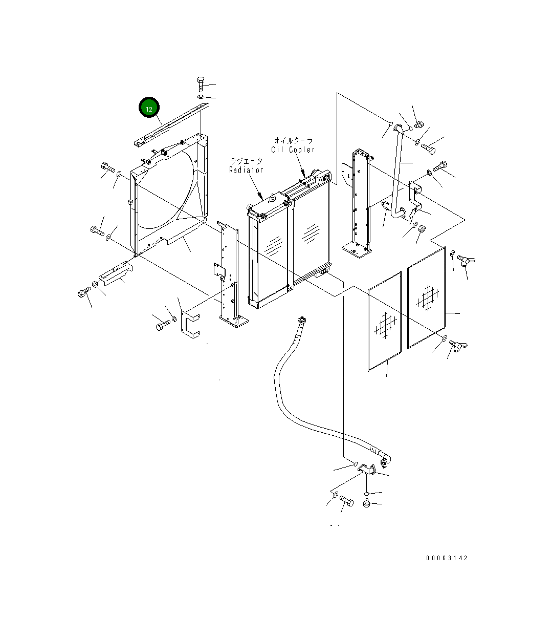 Крышка 208-03-78260 Komatsu