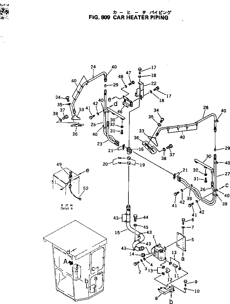 Болт 01010-51012  Komatsu
