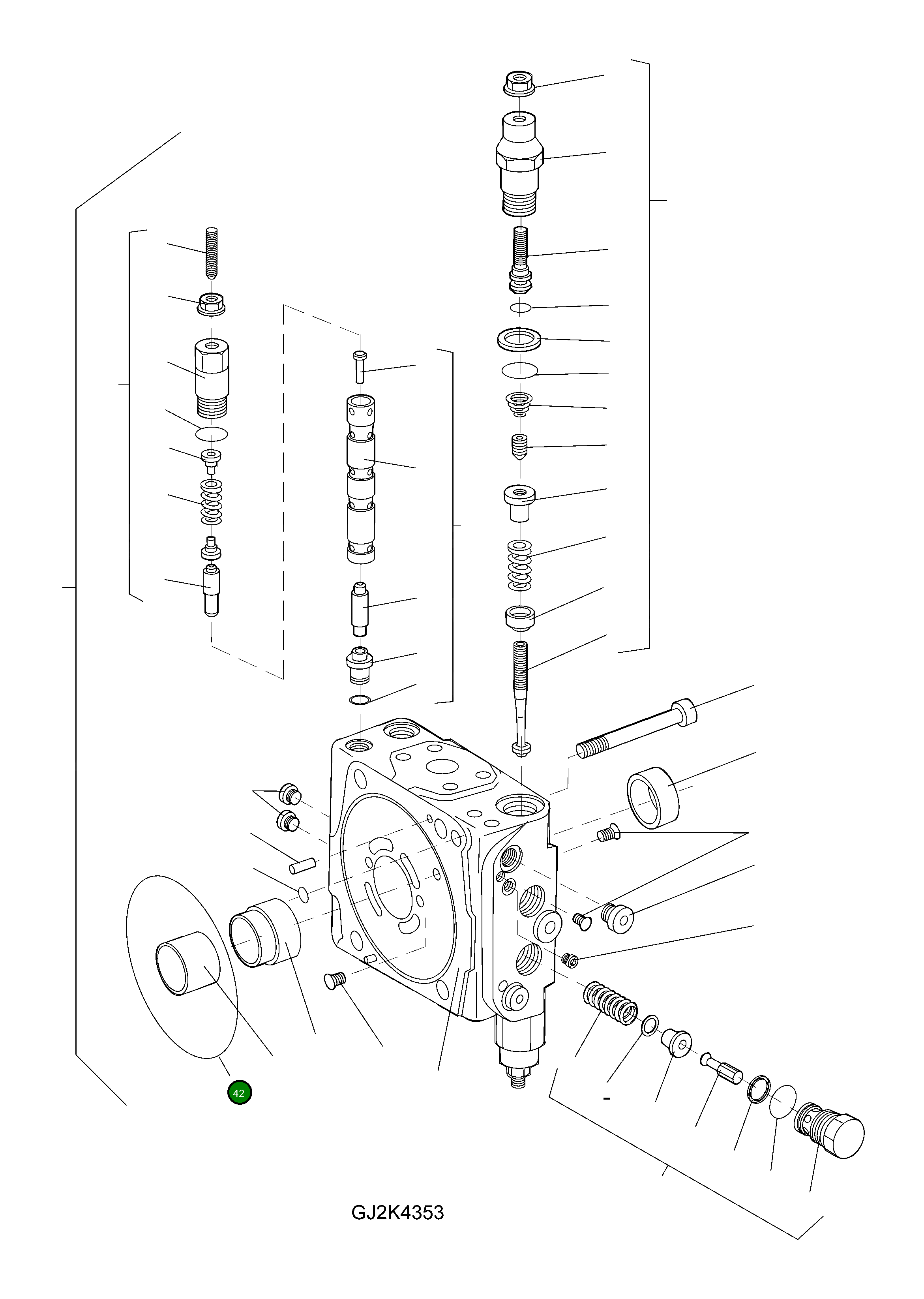 Кольцо уплотнительное (O-Ring) 42W-17-H0P73 Komatsu