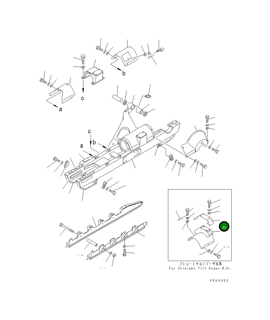 Крышка 130-30-75320 Komatsu