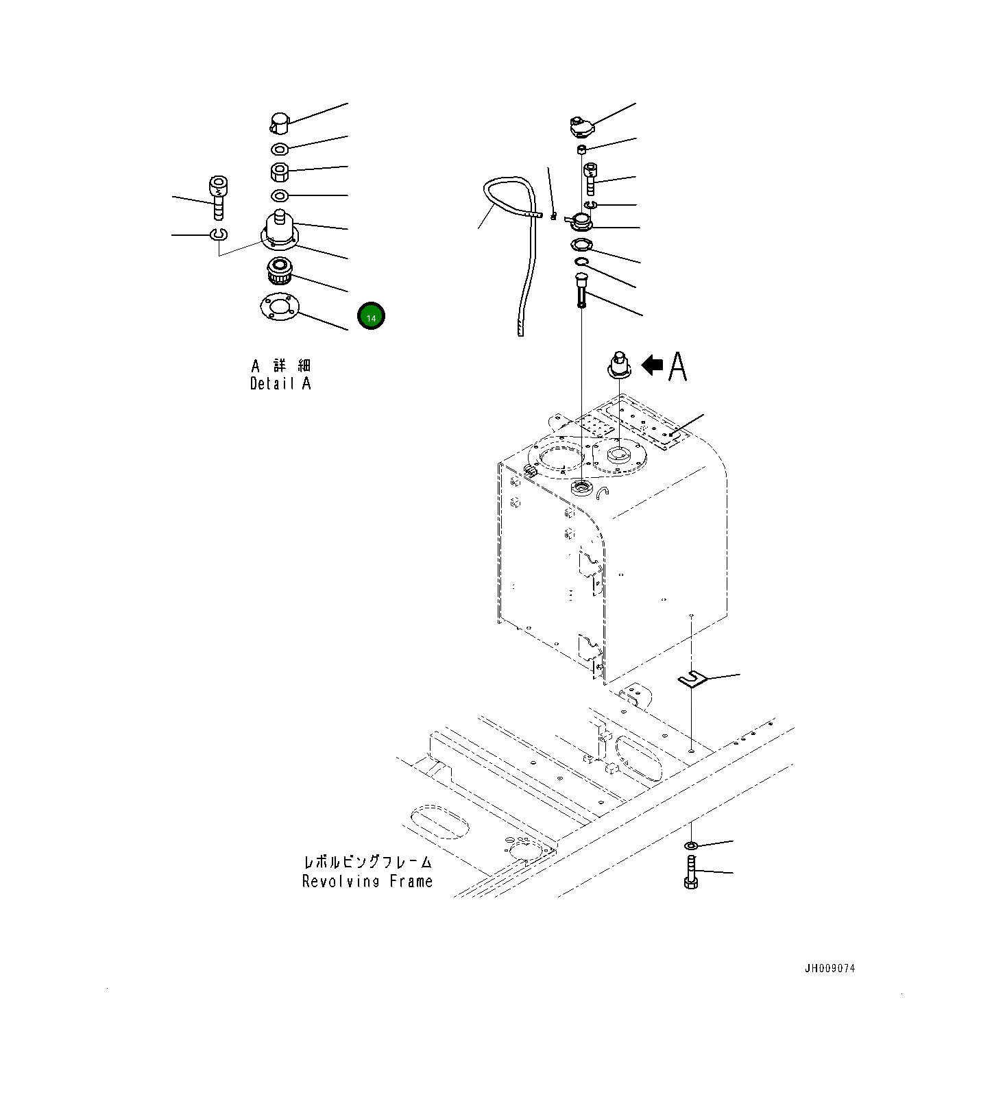 Крышка 20Y-06-3127102 Komatsu