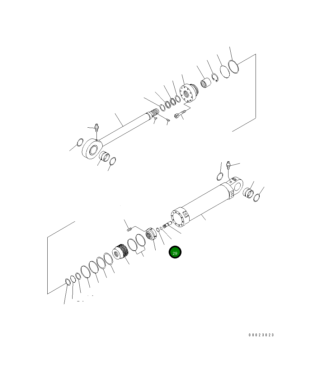 Кольцо DM90627440  Komatsu