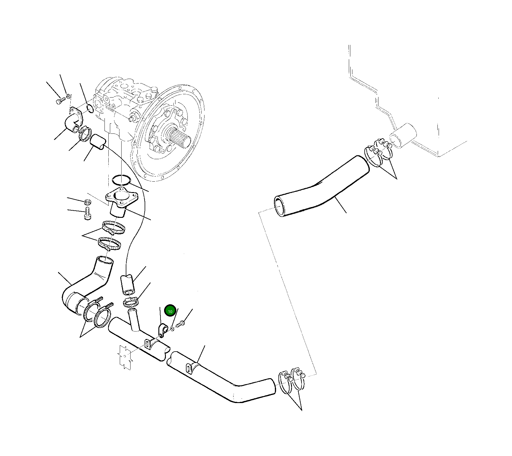 Кольцо уплотнительное (O-Ring) 21D-09-69610 Komatsu