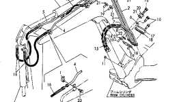 Шланг YM172423-78480 Komatsu