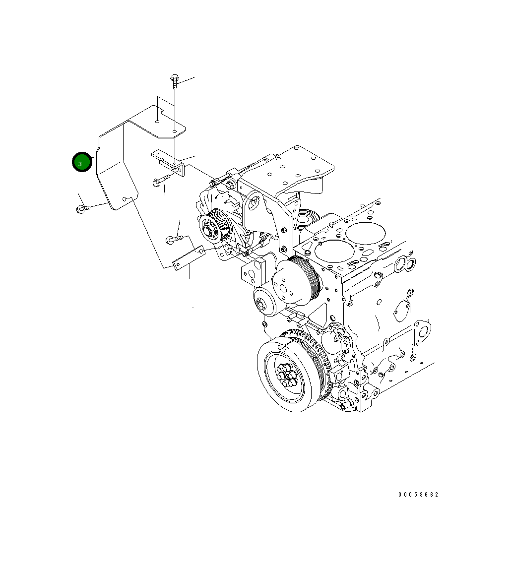 Крышка 6754-81-6250 Komatsu
